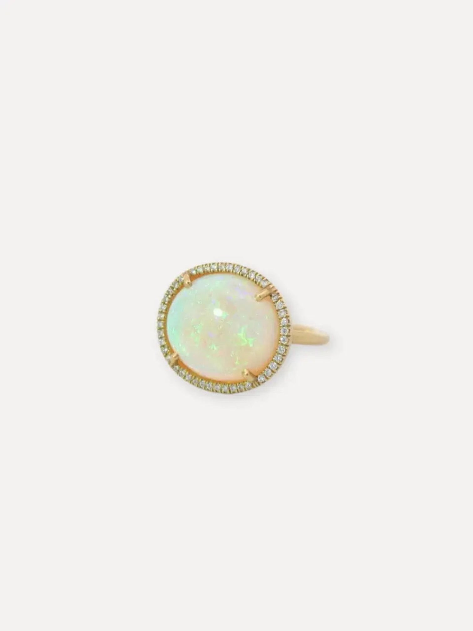 Irene Neuwirth One-of-a-kind opal and diamond ring
