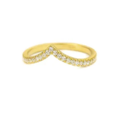 Star Blossom white gold ring