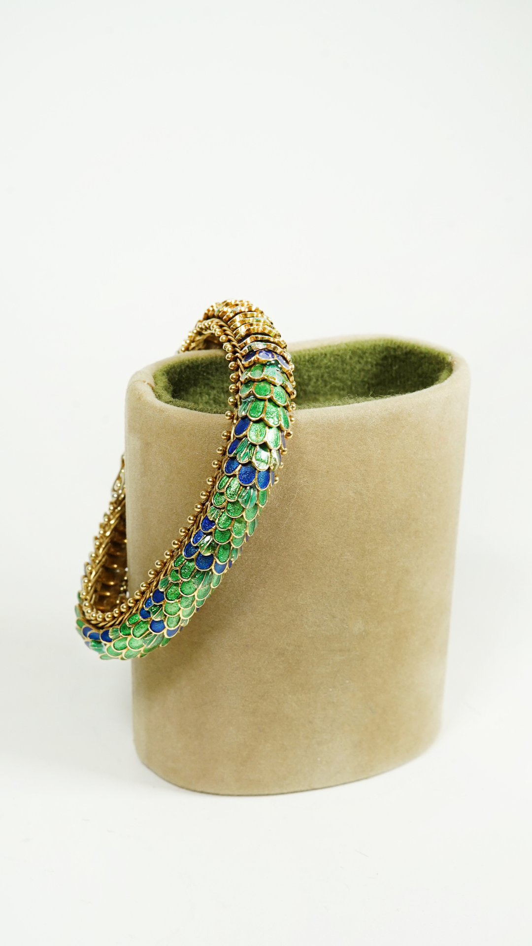 Bracelet by Vintage at the Squash Blossom -picture of a ruby and diamond bracelet