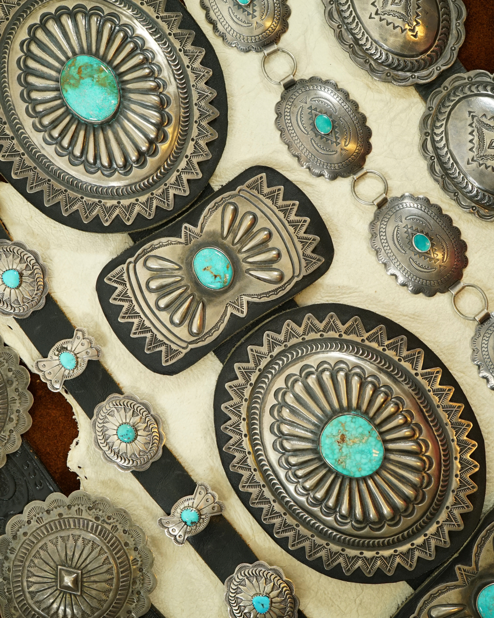 Southwestern Concho Belts and Belt Buckles
