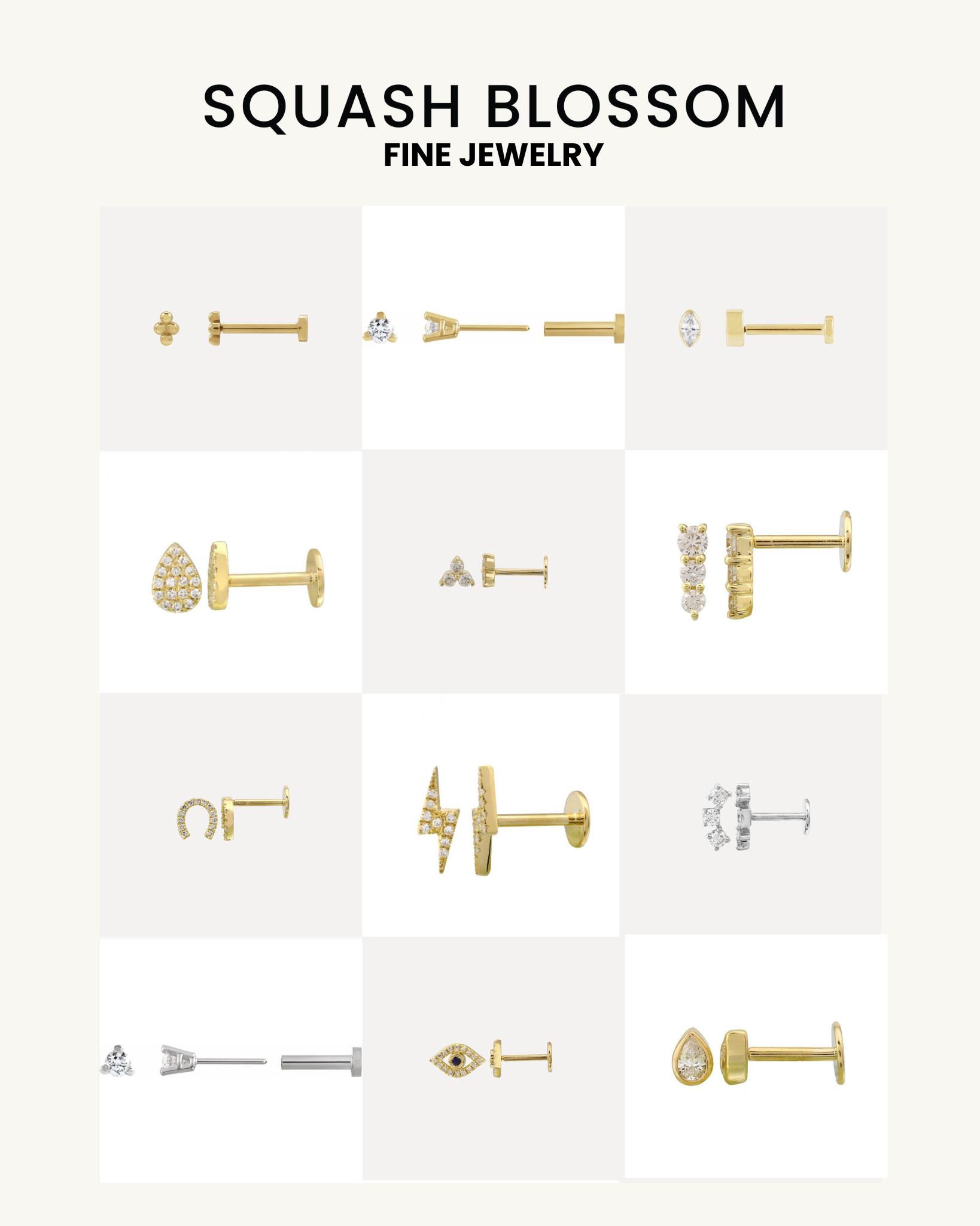 Ear-Piercing Squash Blossom Vail