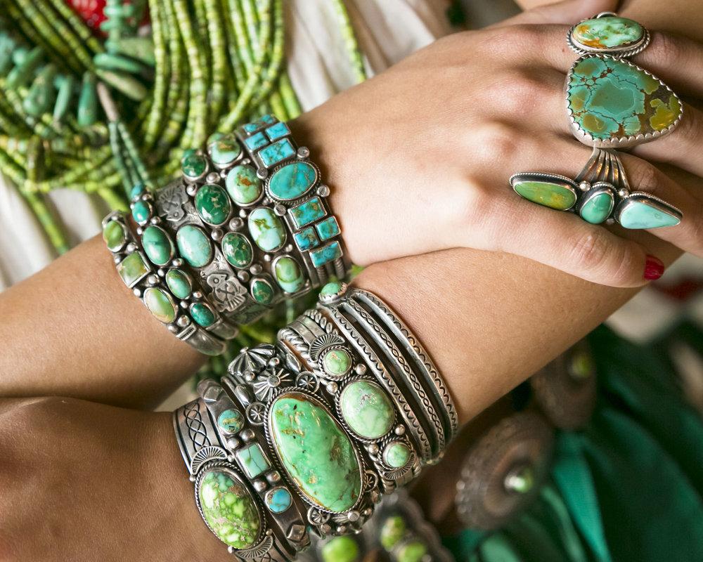 Turquoise Jewelry Squash Blossom Vail