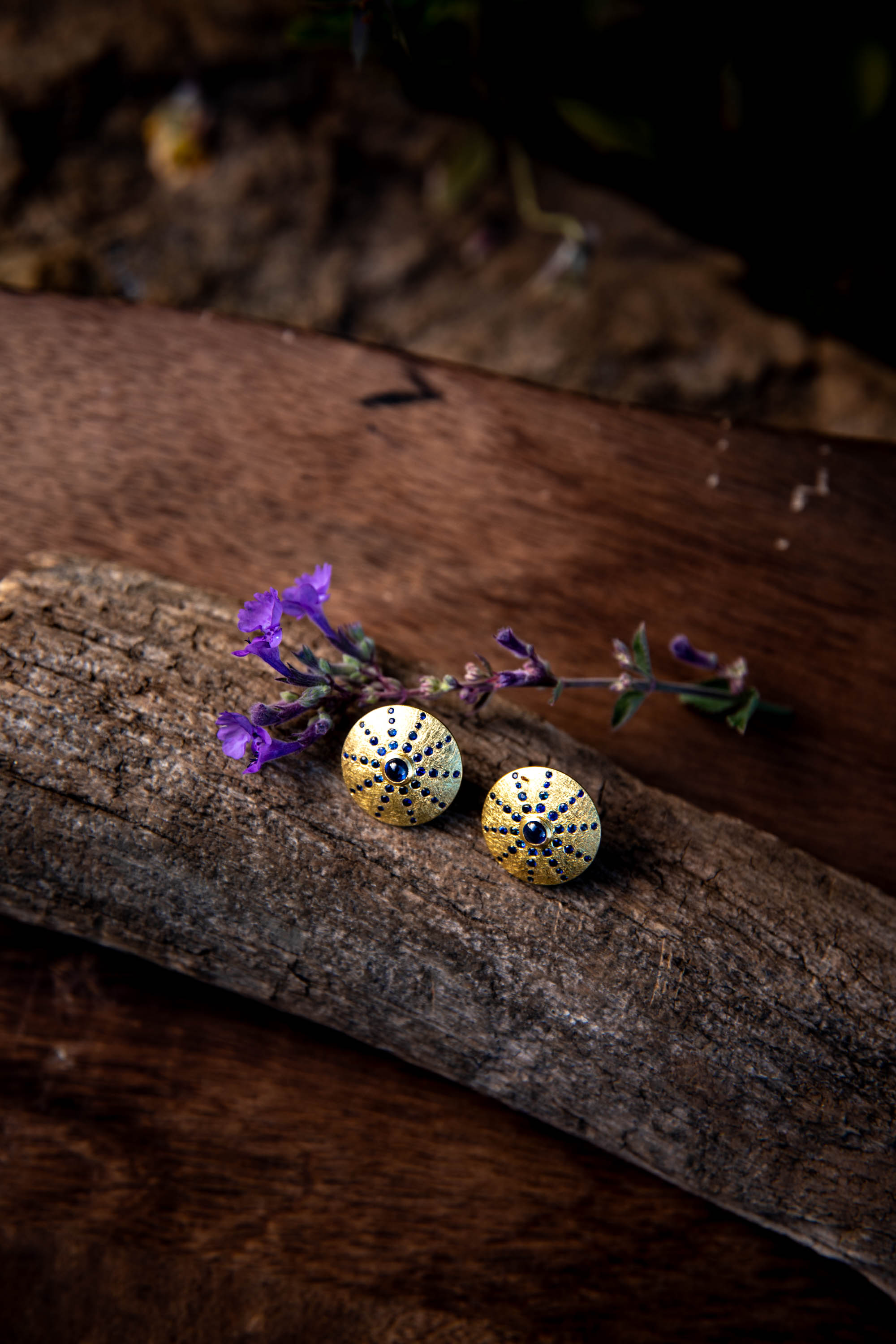 Todd Reed Blue Sapphire Earrings