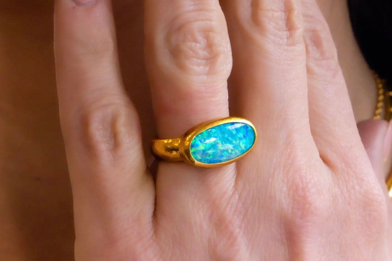 Opal Jewelry Squash Blossom Vail