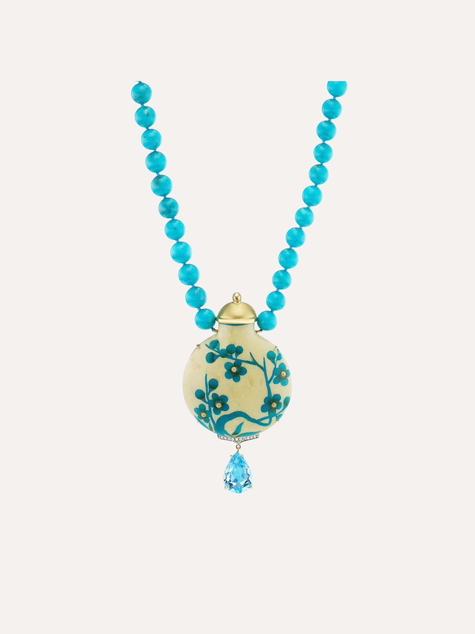 Marquetry Amphora Necklace