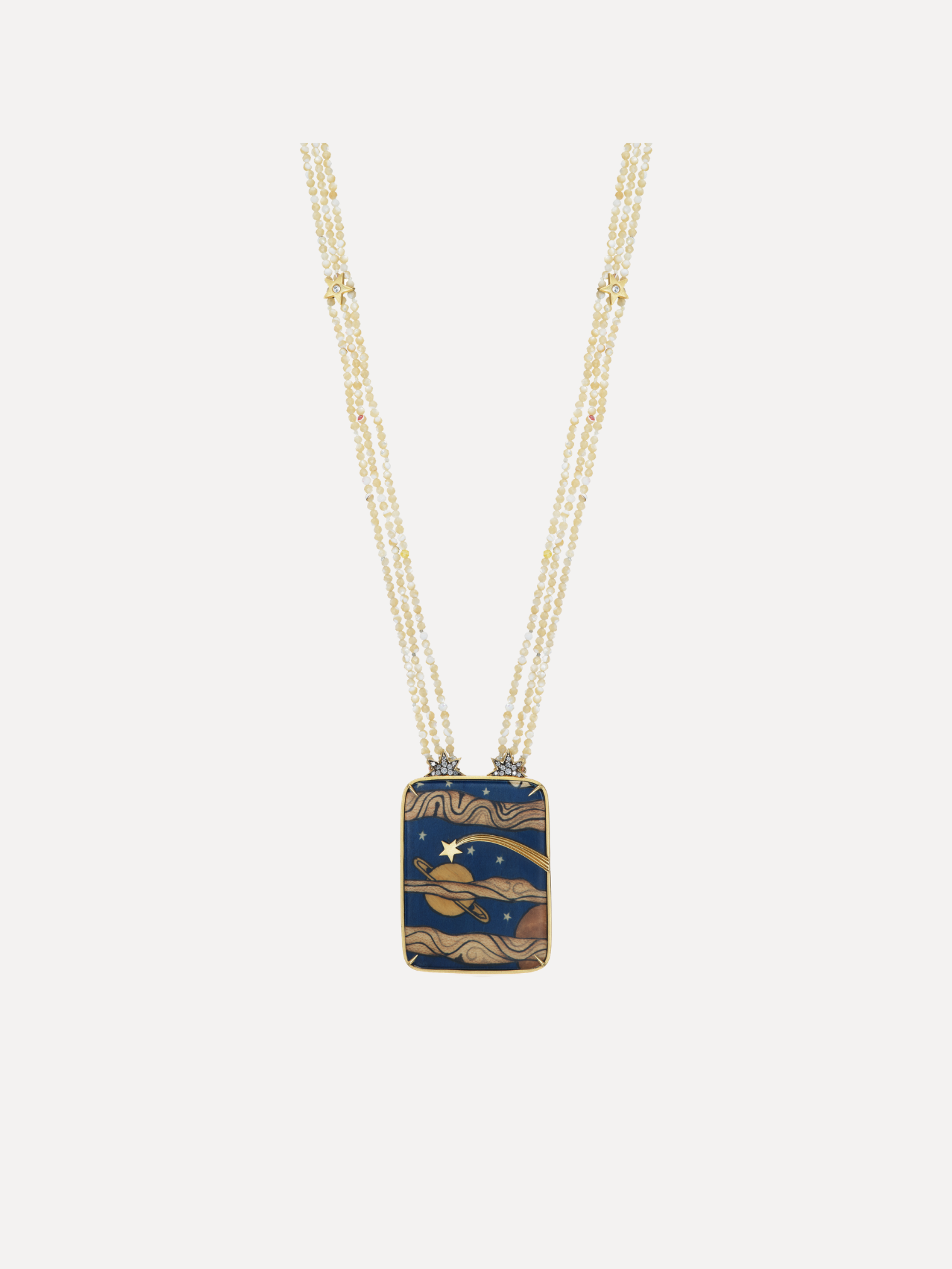 Via Lactea Marquetry Necklace