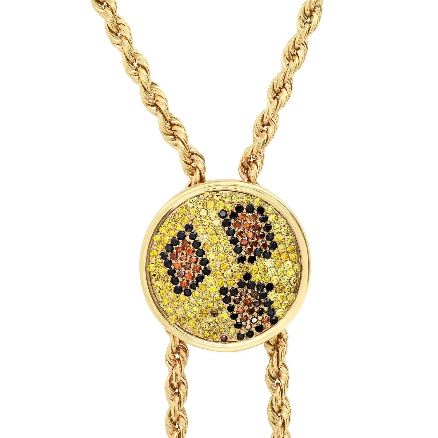 Leopard Diamond Bolo Established Jewelry