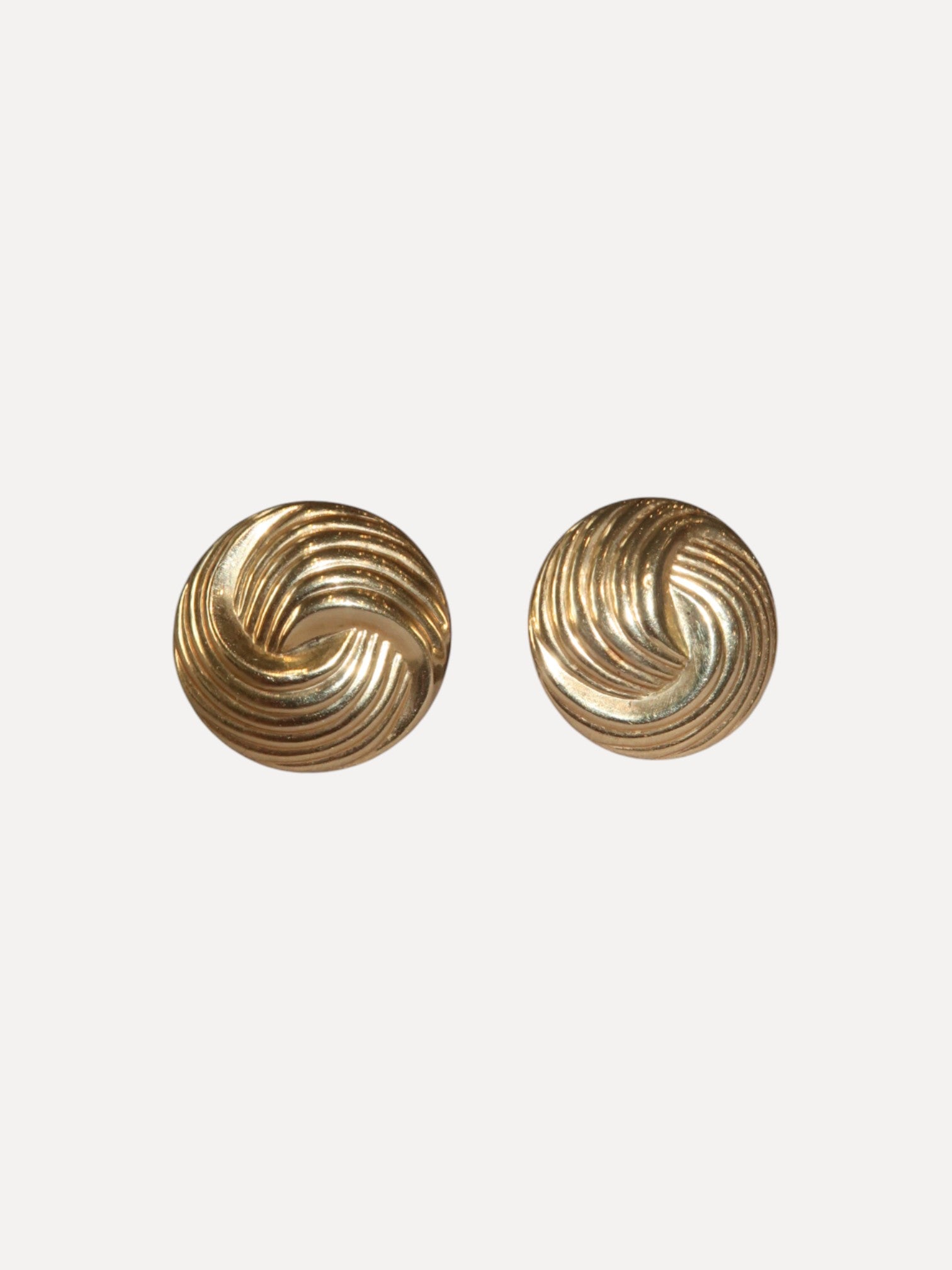 Swirl Pattern Round Earrings Swirl Pattern Round Earrings Vintage at the Squash Blossom Vintage at the Squash Blossom  Squash Blossom Vail