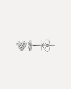 14W Dia Heart Studs Single 14W Dia Heart Studs Single Squash Blossom Collection Squash Blossom Collection  Squash Blossom Vail