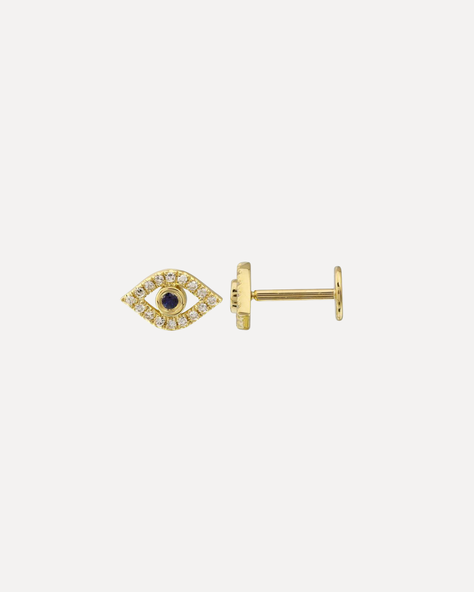 Evil Eye Diamond Earring Single