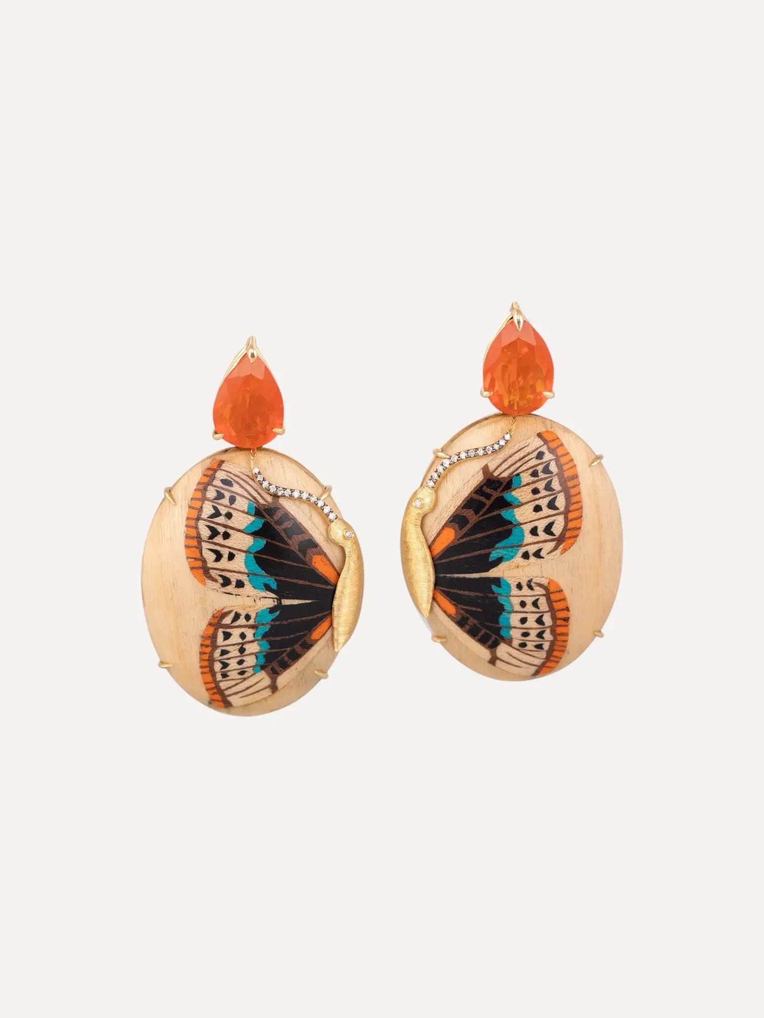 18k Marquetry diamonds 18k Marquetry diamonds Silvia Furmanovich Silvia Furmanovich  Squash Blossom Vail