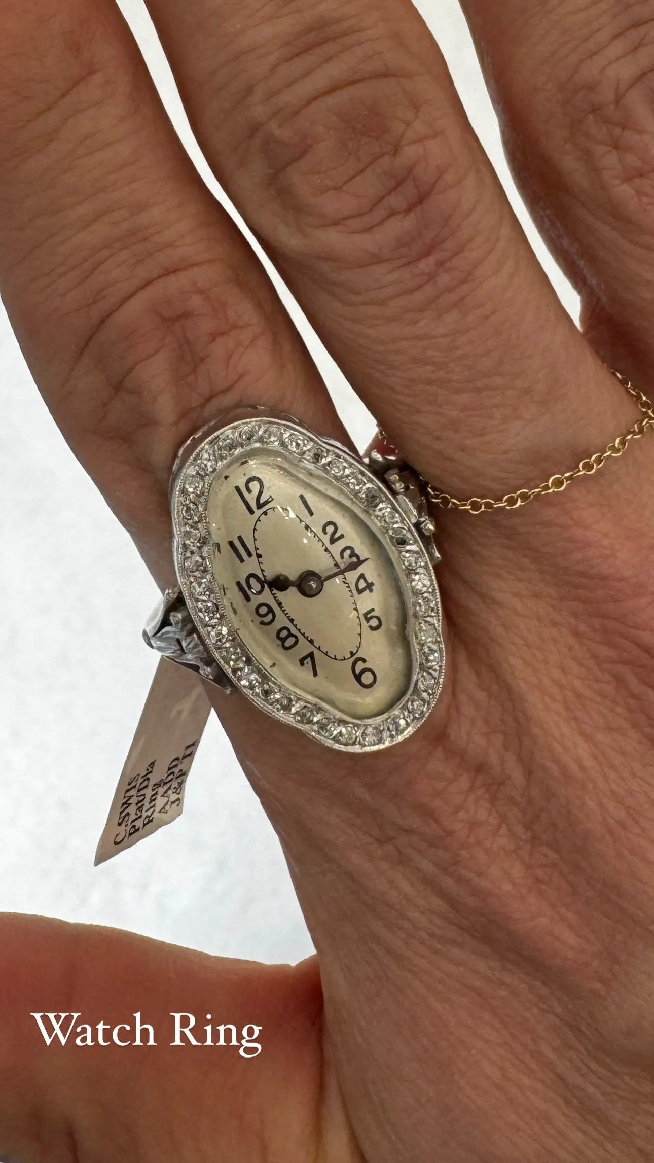1910’s Swiss Ring Watch 1910’s Swiss Ring Watch Vintage at the Squash Blossom Vintage at the Squash Blossom  Squash Blossom Vail