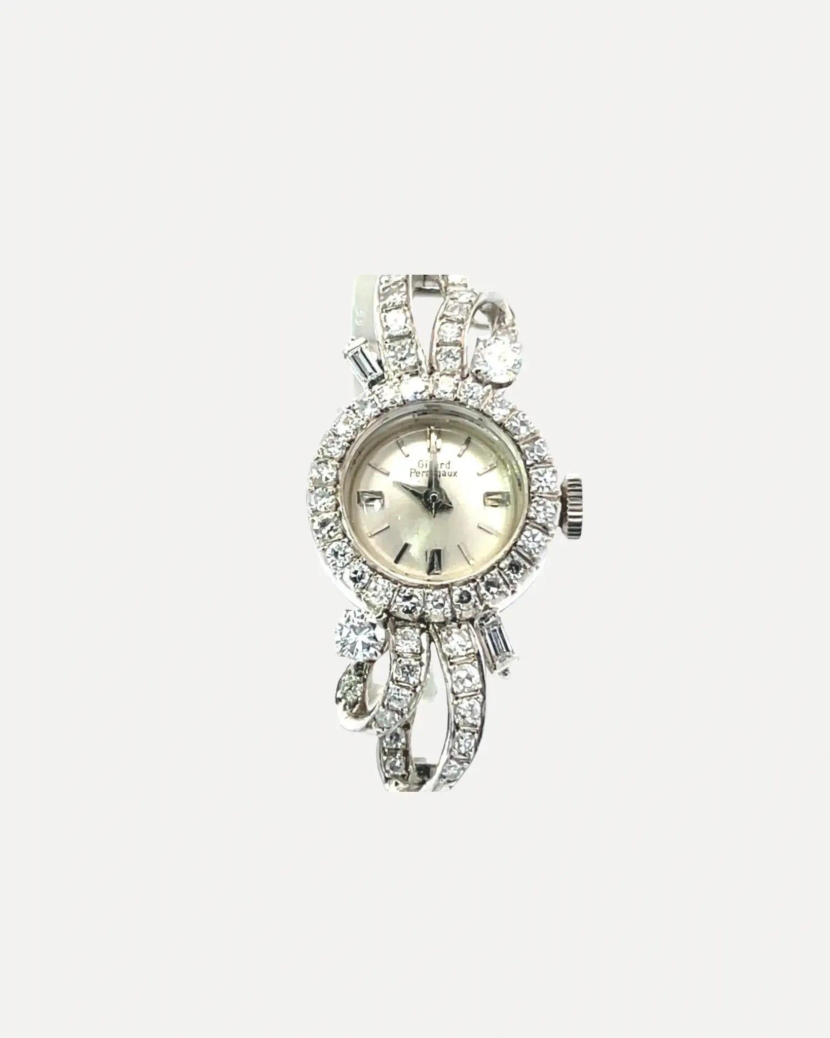 A Ladies Diamond 1950’s Girard-Perregaux Cocktail Watch