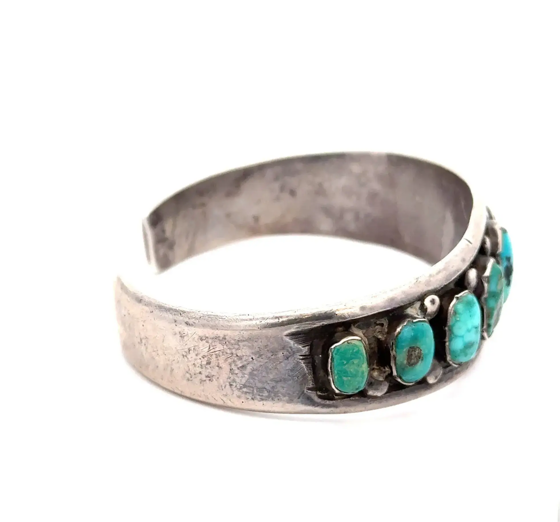 1950s Turquoise Cuff 1950s Turquoise Cuff Native American Collection Native American Collection  Squash Blossom Vail