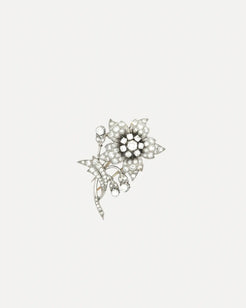 1960s Diamond Flower Brooch 1960s Diamond Flower Brooch Vintage at the Squash Blossom Vintage at the Squash Blossom  Squash Blossom Vail
