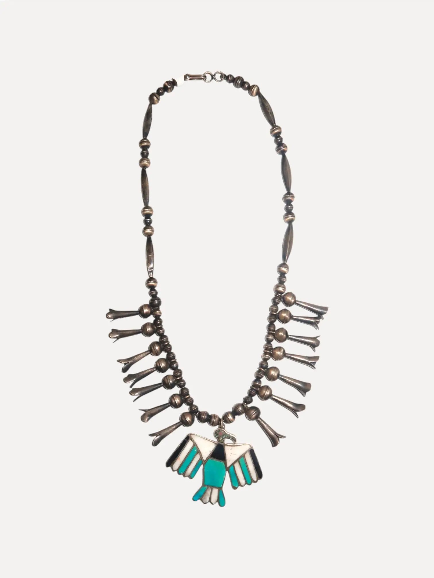 1960s Zuni Squash Blossom 1960s Zuni Squash Blossom Native American Collection Native American Collection  Squash Blossom Vail