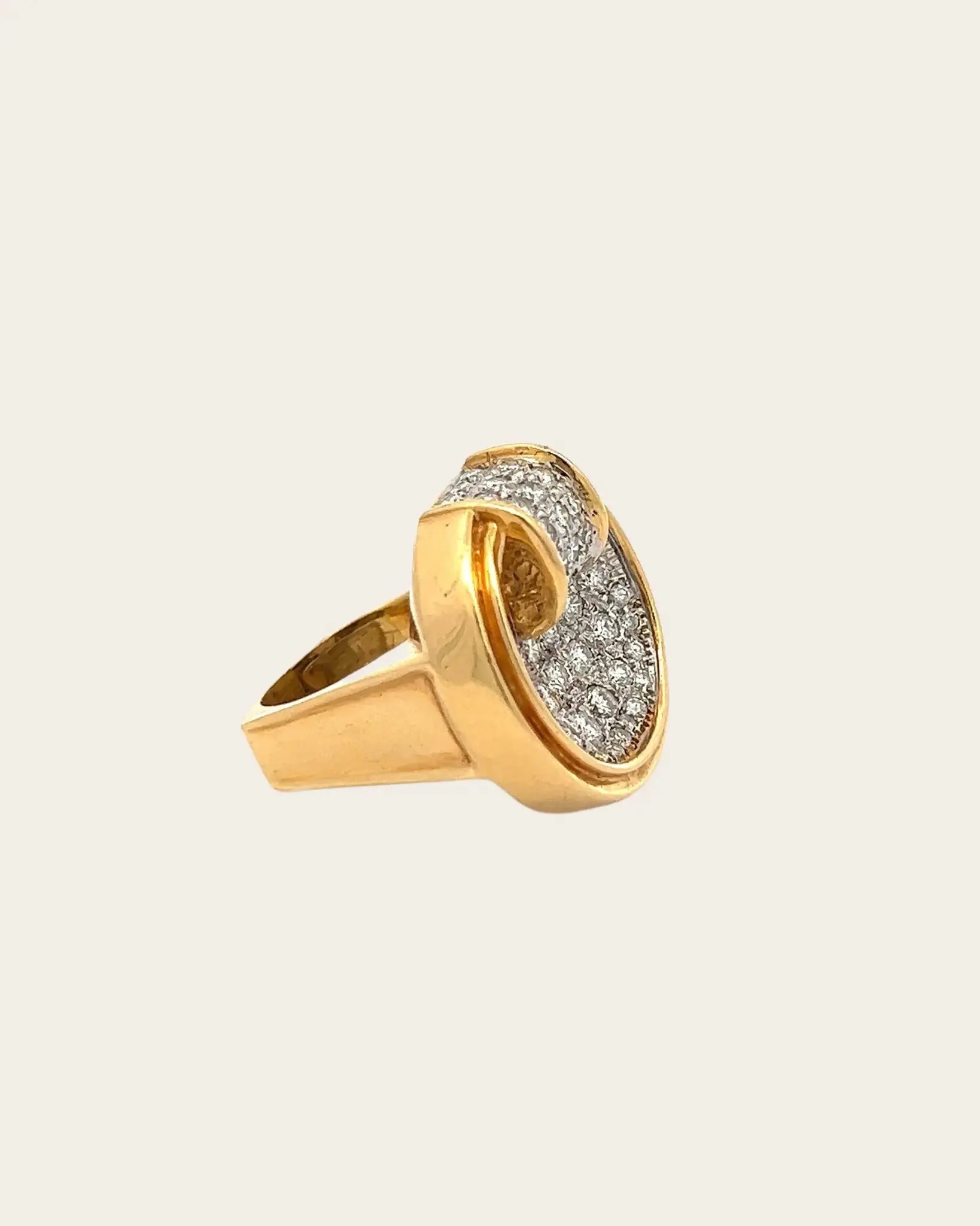 1970s Stylish Diamond Ring 1970s Stylish Diamond Ring Vintage at the Squash Blossom Vintage at the Squash Blossom  Squash Blossom Vail