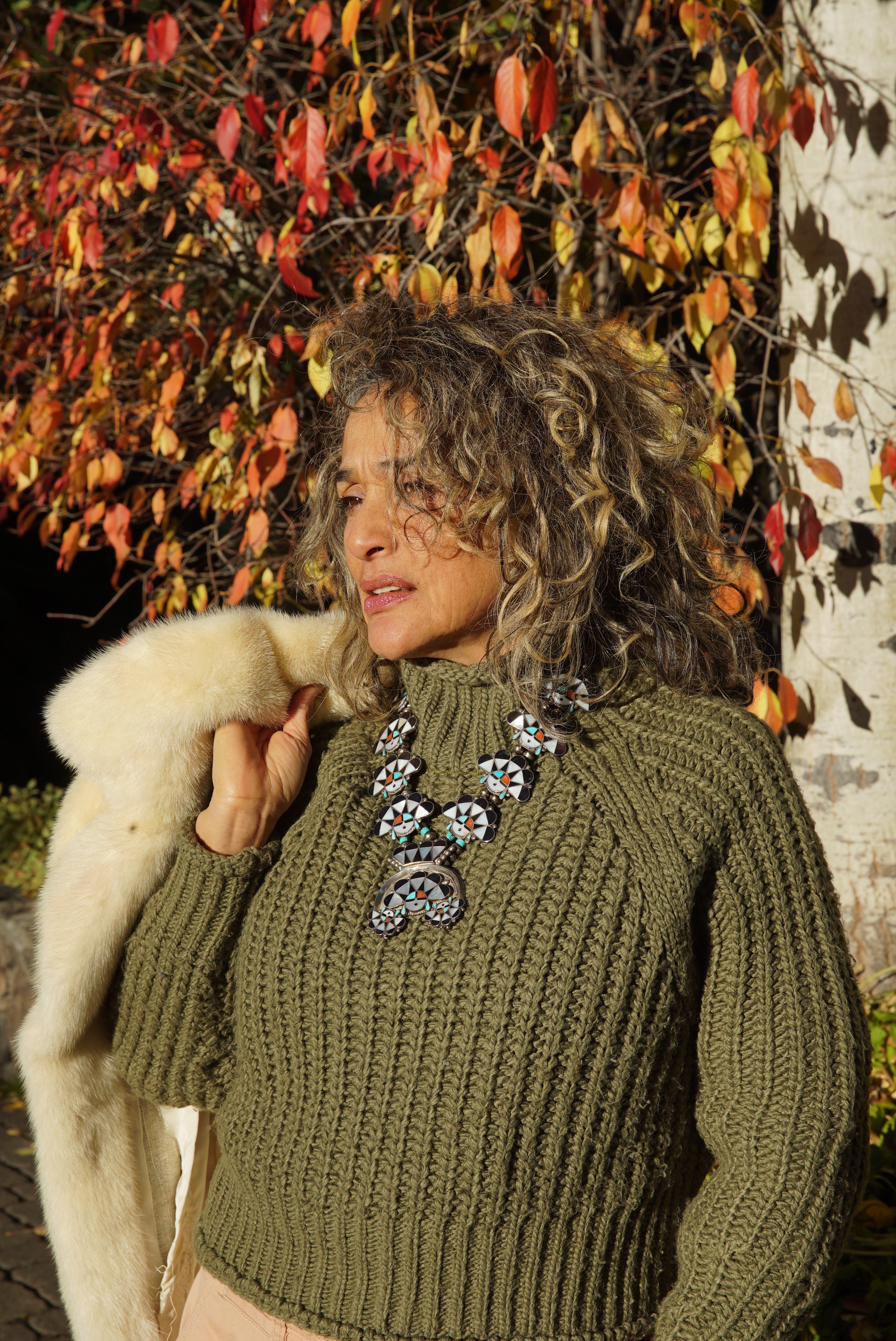 Native American Collection 1970s Zuni Sunface Squash - Squash