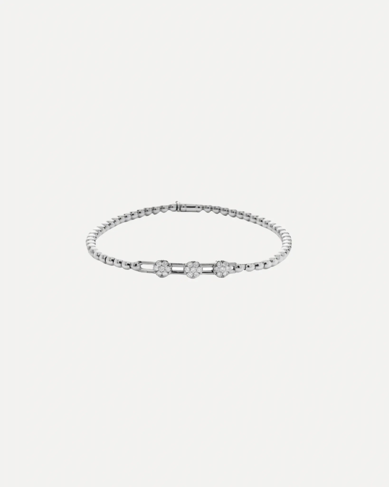 3 Pave Diamond Bracelet 3 Pave Diamond Bracelet Hulchi Belluni Hulchi Belluni  Squash Blossom Vail