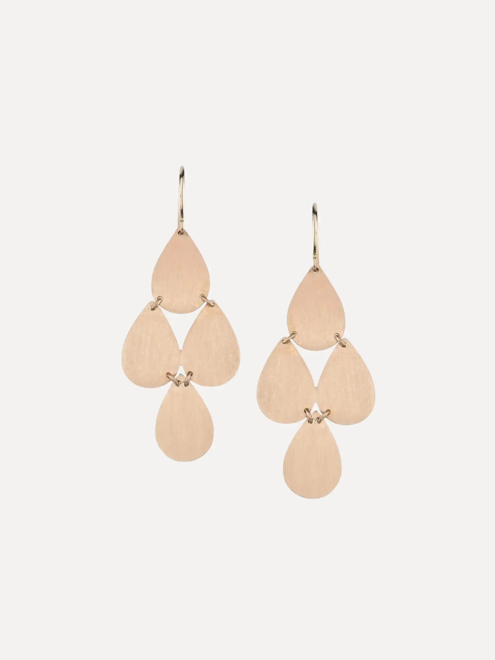 18k Rose Gold 4 Drop Earrings 18k Rose Gold 4 Drop Earrings Irene Neuwirth Irene Neuwirth  Squash Blossom Vail