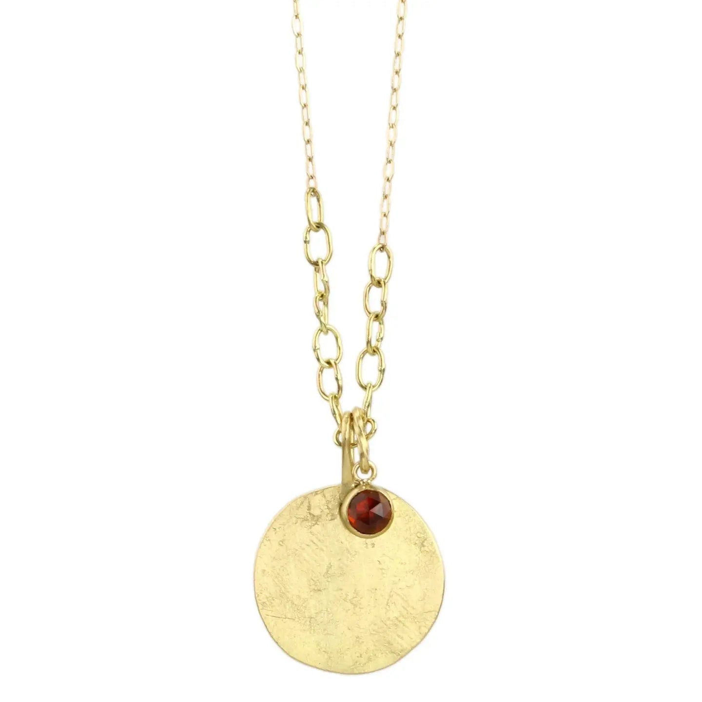 4mm Garnet pendant, bias bail 4mm Garnet pendant, bias bail Sarah McGuire Sarah McGuire  Squash Blossom Vail