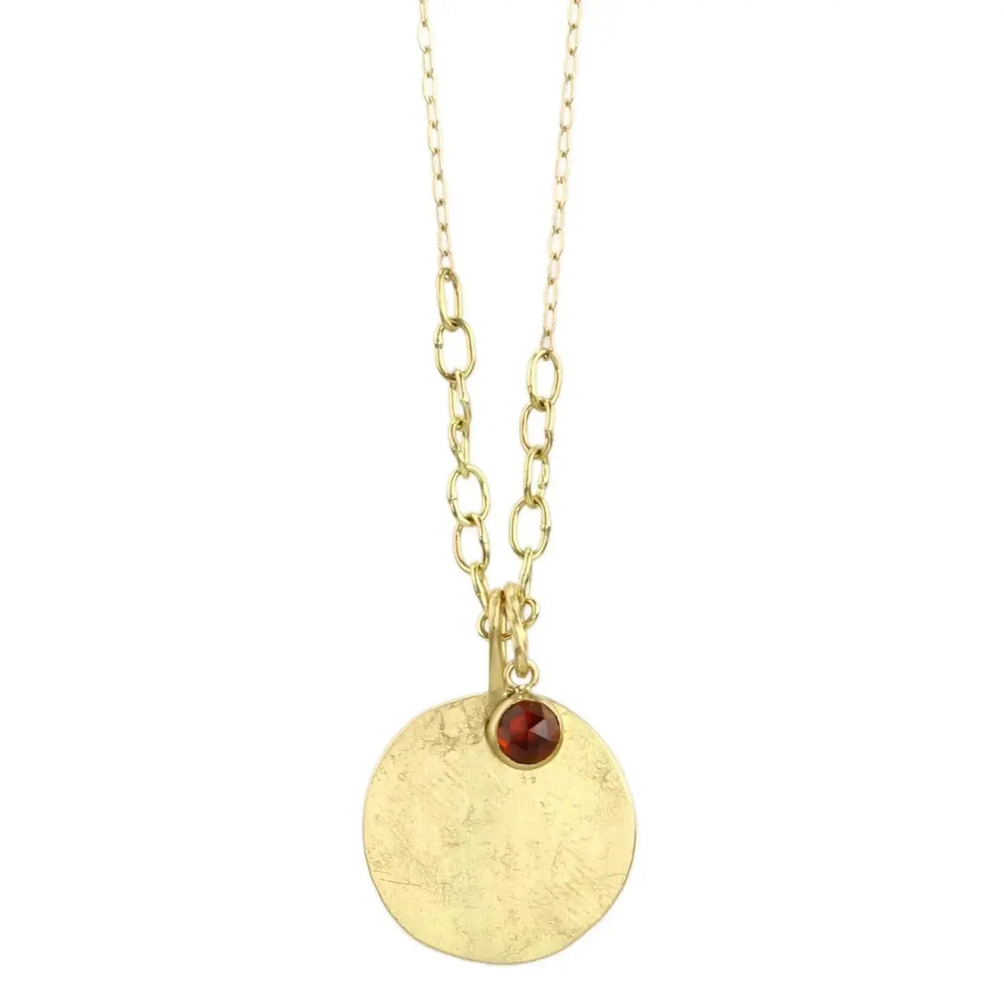 4mm Garnet pendant, bias bail 4mm Garnet pendant, bias bail Sarah McGuire Sarah McGuire  Squash Blossom Vail