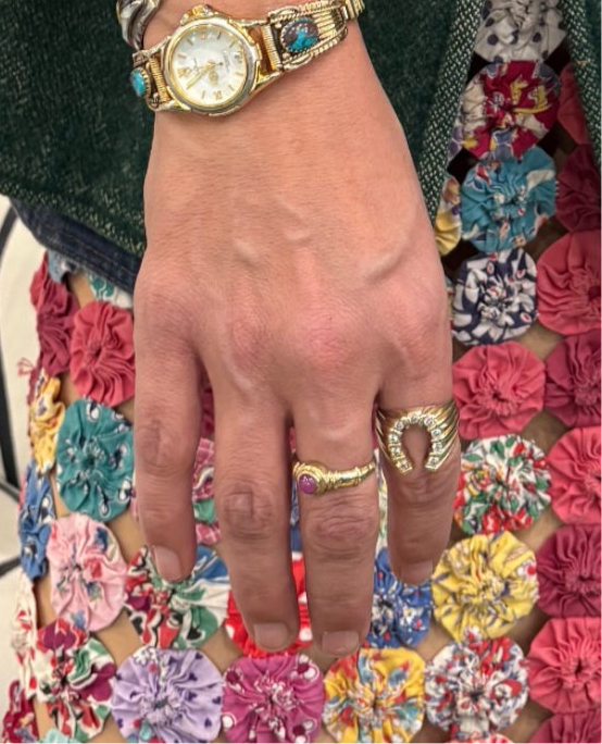 Horseshoe Ring Horseshoe Ring Mrs. Magner Mrs. Magner  Squash Blossom Vail