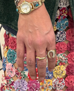 Horseshoe Ring Horseshoe Ring Mrs. Magner Mrs. Magner  Squash Blossom Vail