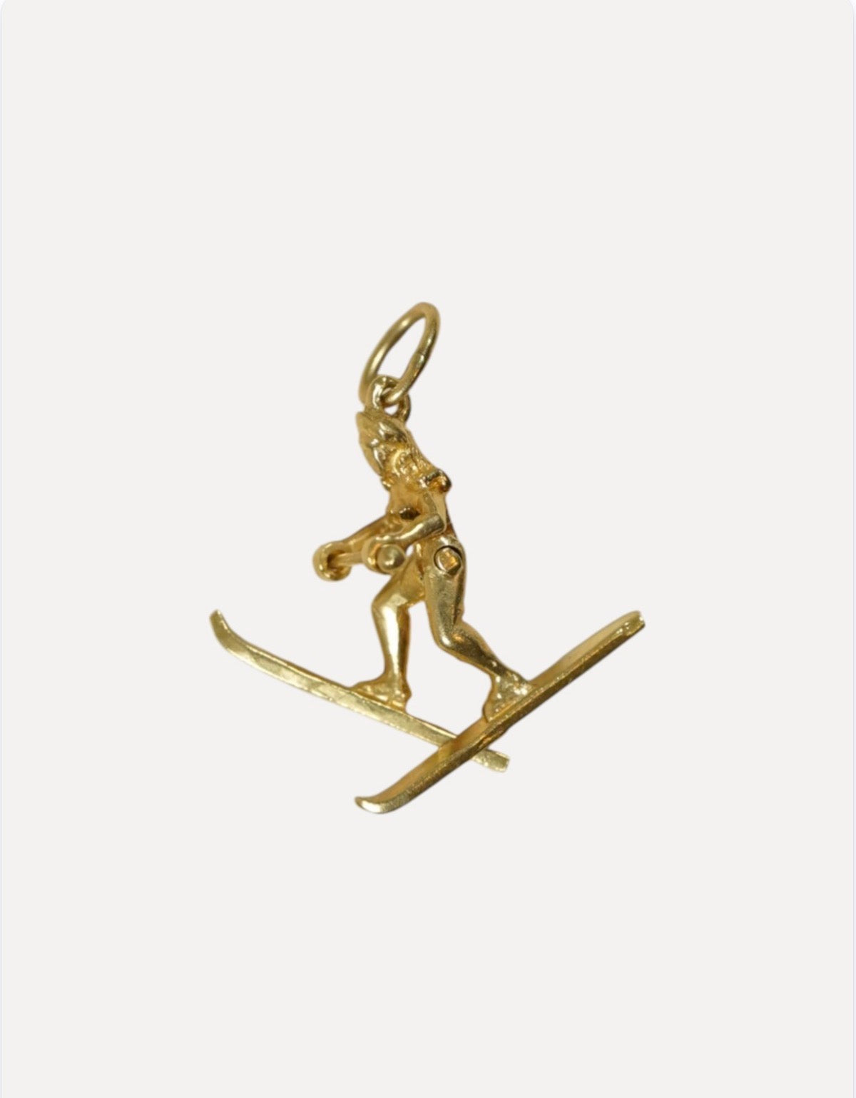 Articulated Skier Charm