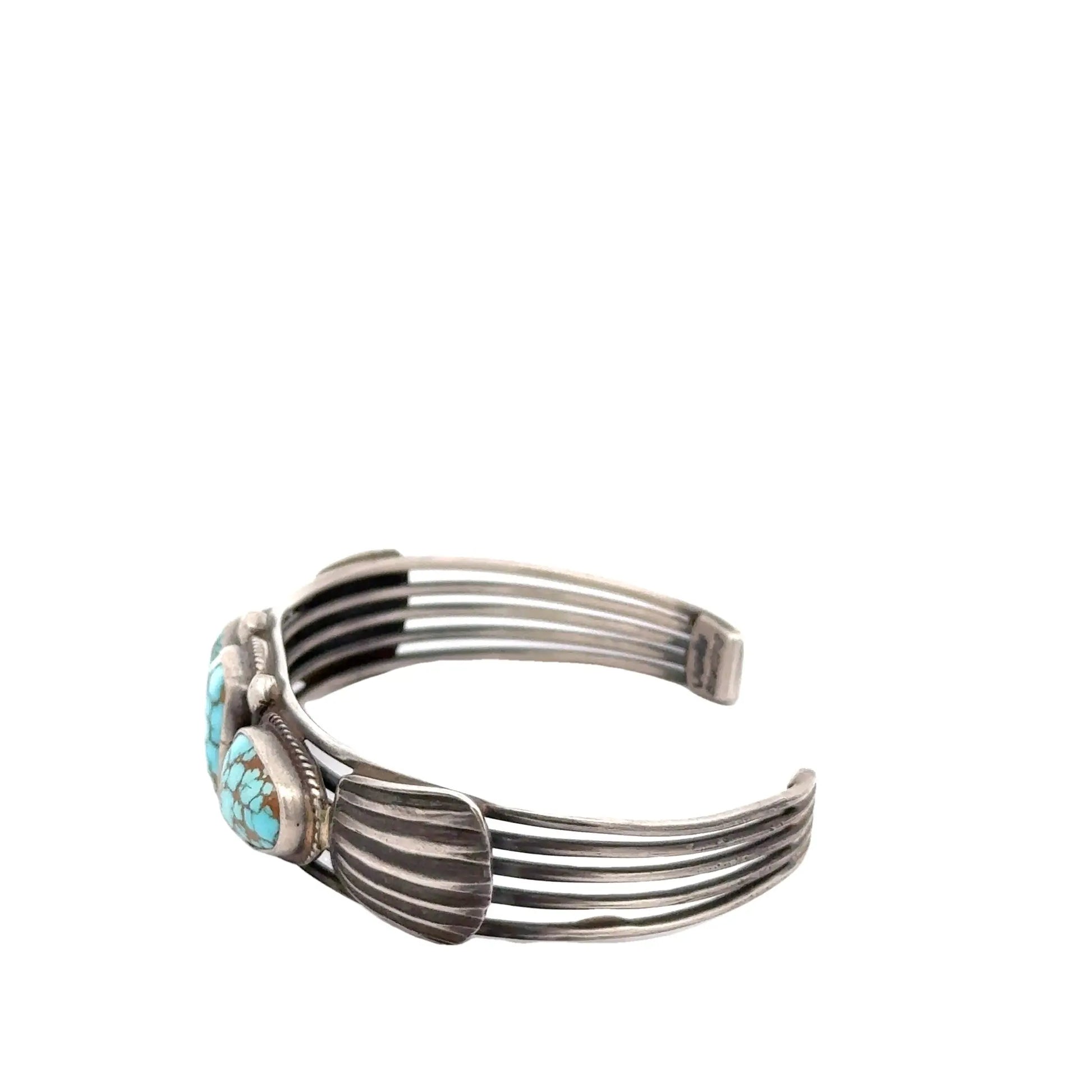 #8 Turquoise Cuff #8 Turquoise Cuff Native American Collection Native American Collection  Squash Blossom Vail