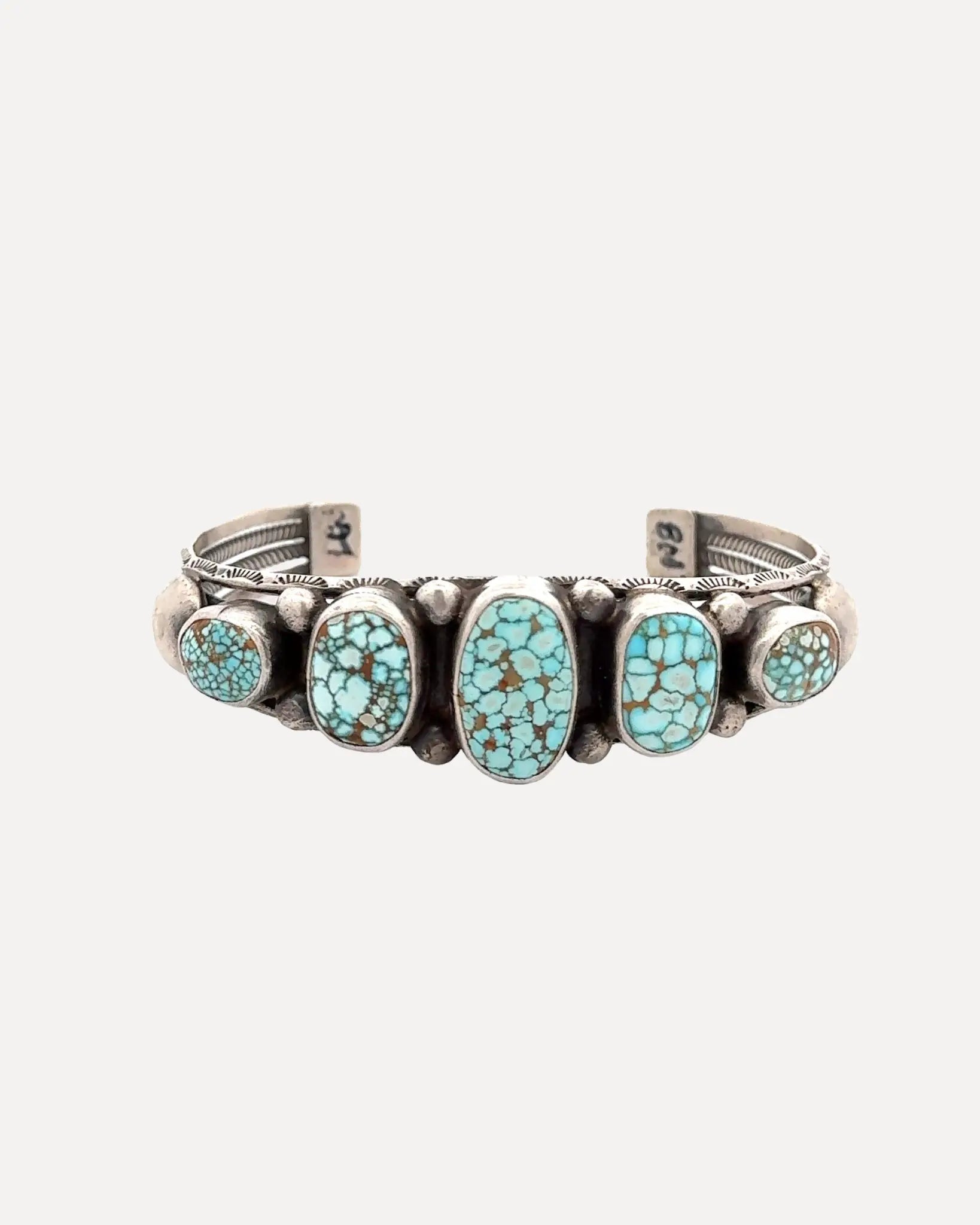 #8 Turquoise Cuff #8 Turquoise Cuff Native American Collection Native American Collection  Squash Blossom Vail