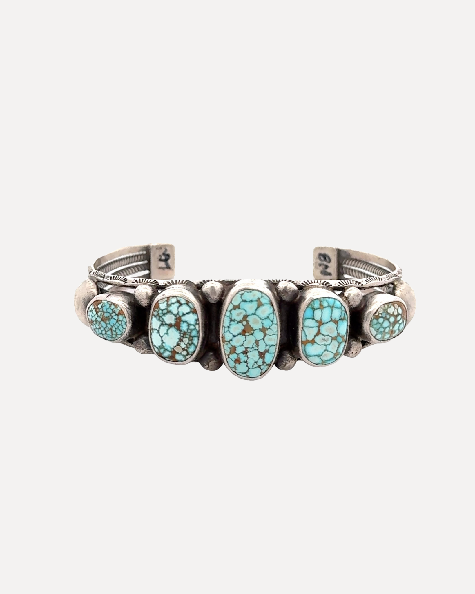 #8 Turquoise Cuff #8 Turquoise Cuff Native American Collection Native American Collection  Squash Blossom Vail