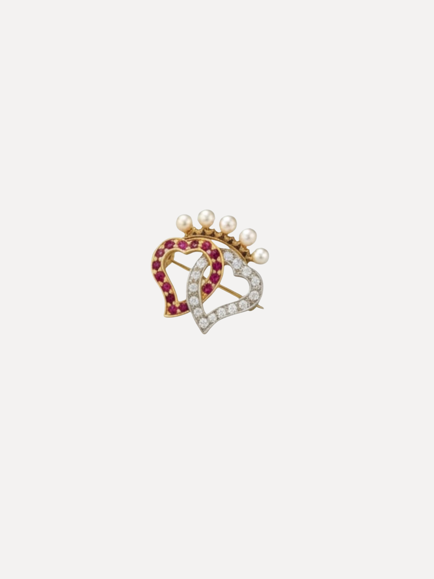 Victorian Heart Brooch