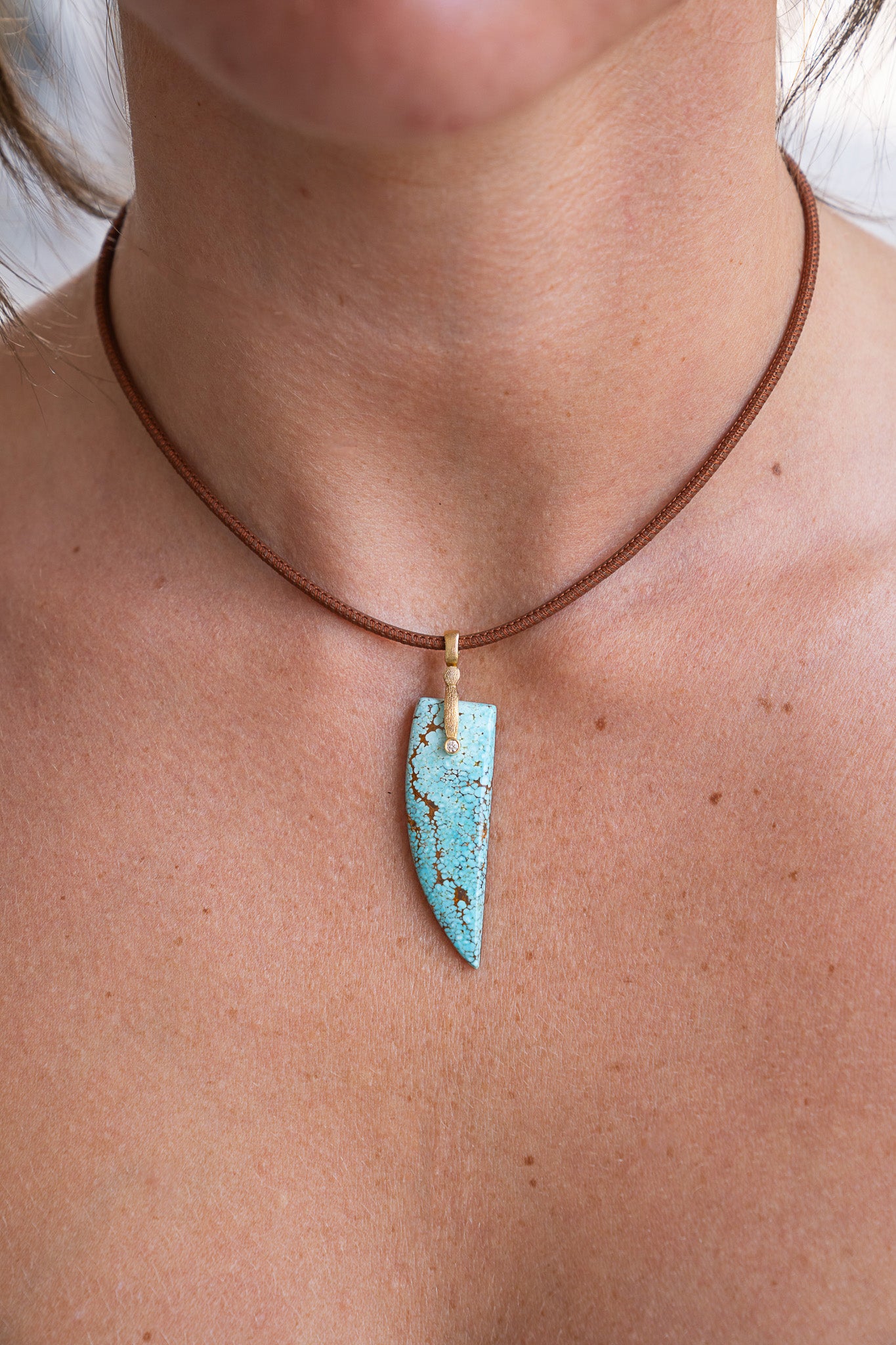 #8 Turquoise Pendant Model
