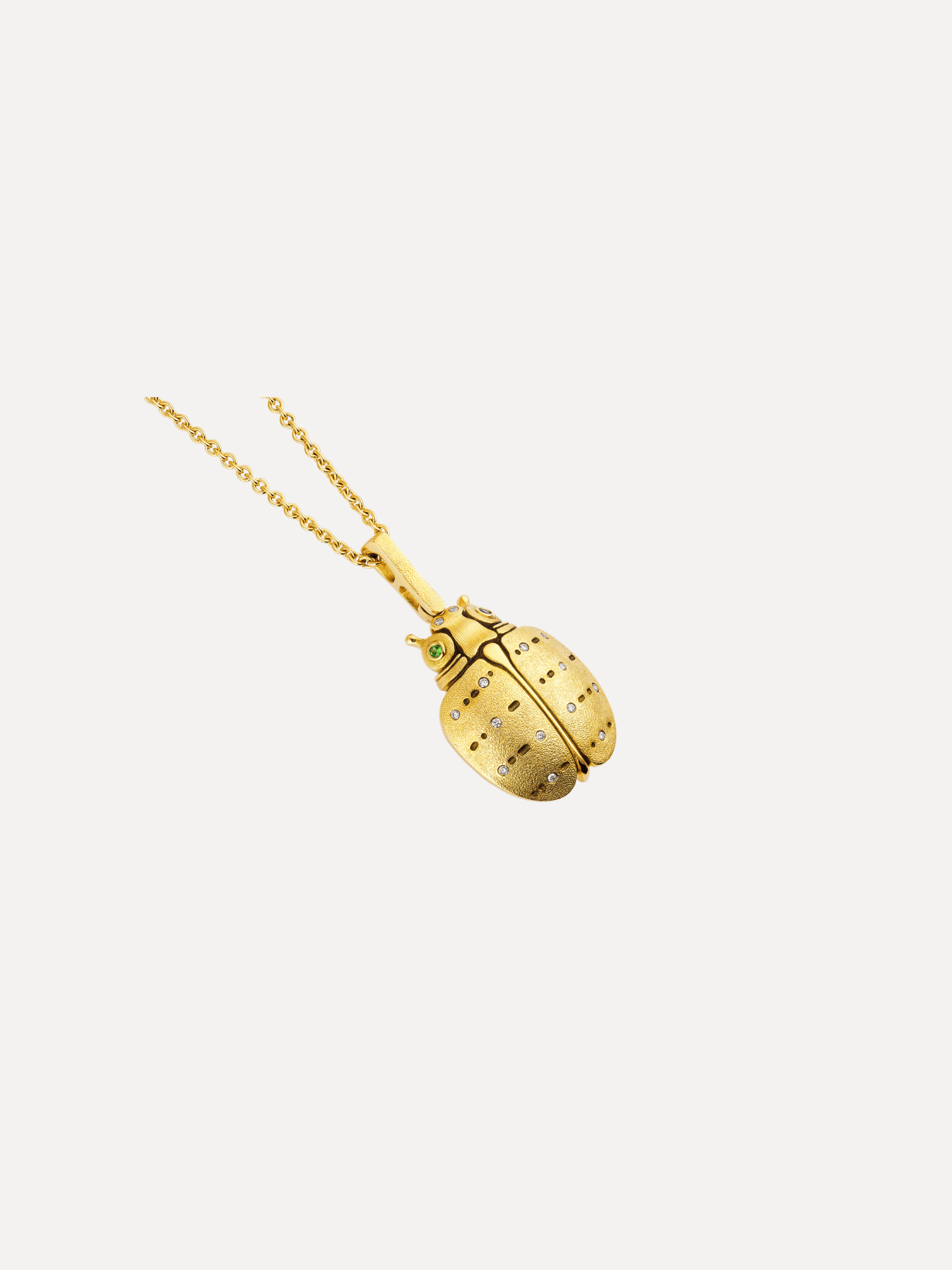 "Big Bug" Sapphire Pendant