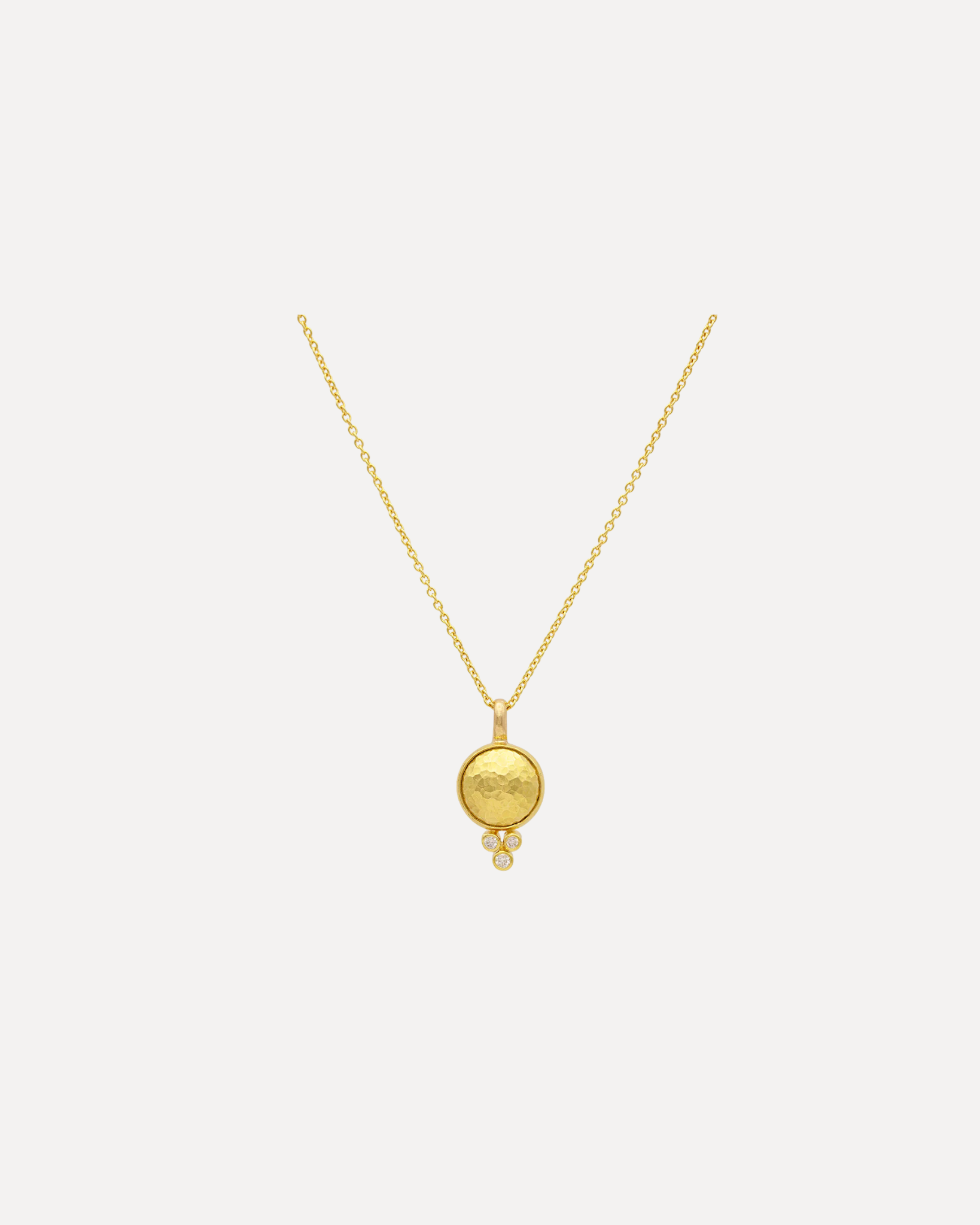 Amulet Gold Pendant Necklace