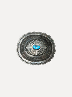 Antique Stamped and Repousse Belt Buckle, estate of Bill Richardson Antique Stamped and Repousse Belt Buckle, estate of Bill Richardson Vintage at the Squash Blossom Vintage at the Squash Blossom  Squash Blossom Vail
