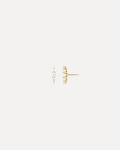Aria Graduated Stud Earrings Aria Graduated Stud Earrings Melissa Kaye Melissa Kaye  Squash Blossom Vail