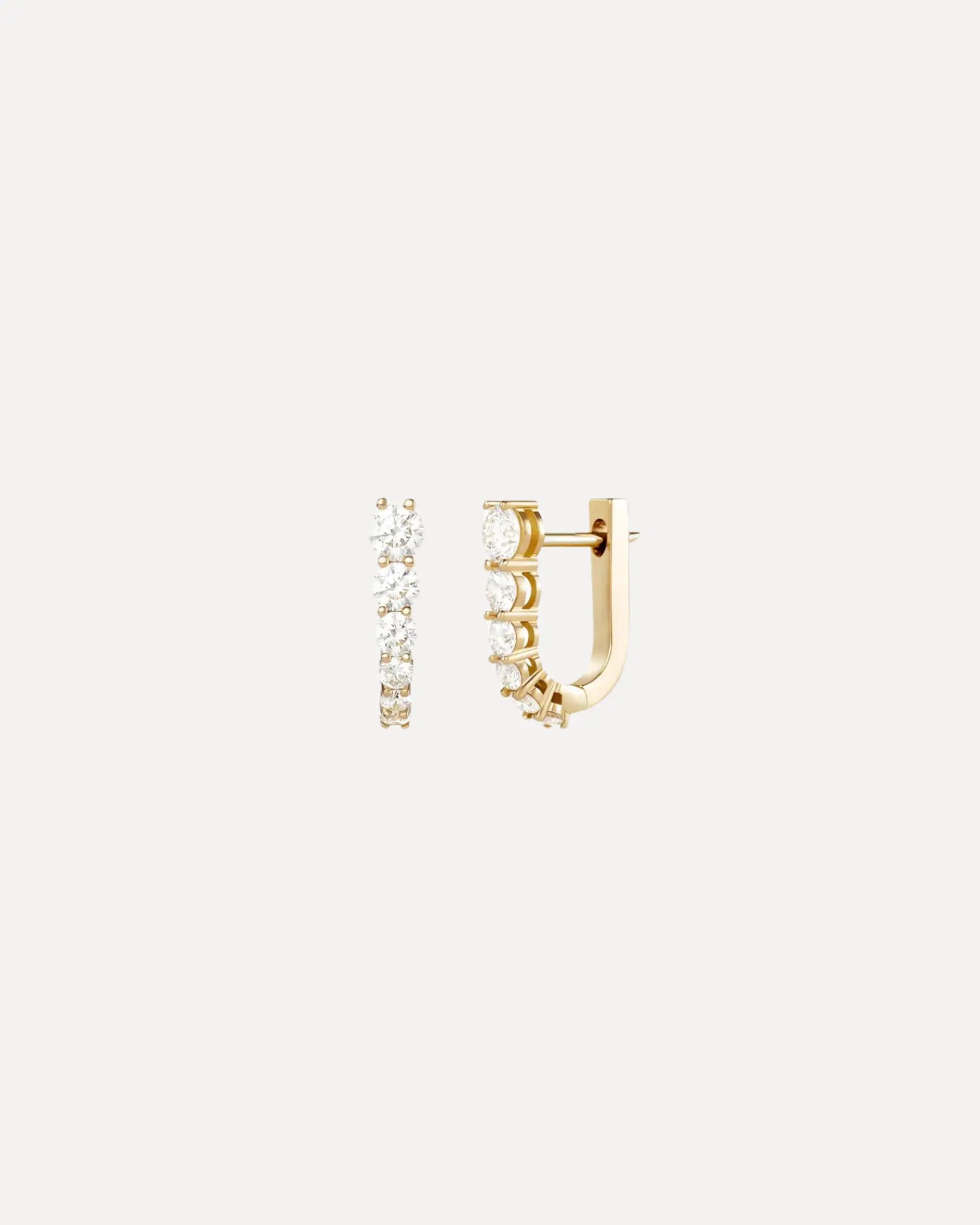 Aria U Huggie Hoop Aria U Huggie Hoop Melissa Kaye Melissa Kaye  Squash Blossom Vail