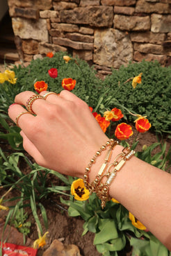 Astrid Annex Bracelet Astrid Annex Bracelet Single Stone Single Stone  Squash Blossom Vail
