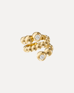 Audrey Diamond Coil Ring Audrey Diamond Coil Ring Melissa Kaye Melissa Kaye  Squash Blossom Vail