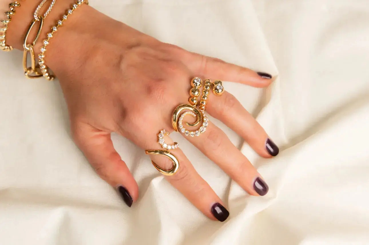 Audrey Diamond Coil Ring Audrey Diamond Coil Ring Melissa Kaye Melissa Kaye  Squash Blossom Vail