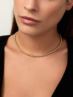 Audrey Tennis Necklace Audrey Tennis Necklace Melissa Kaye Melissa Kaye  Squash Blossom Vail
