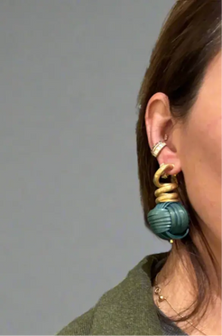 Bamboo Earrings Bamboo Earrings Silvia Furmanovich Silvia Furmanovich  Squash Blossom Vail