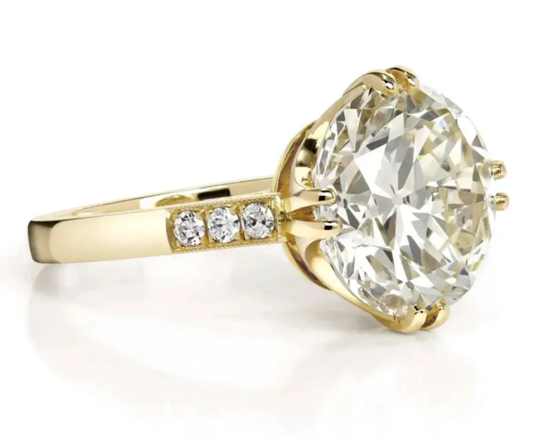 Bauer Diamond Ring - Squash Blossom Vail