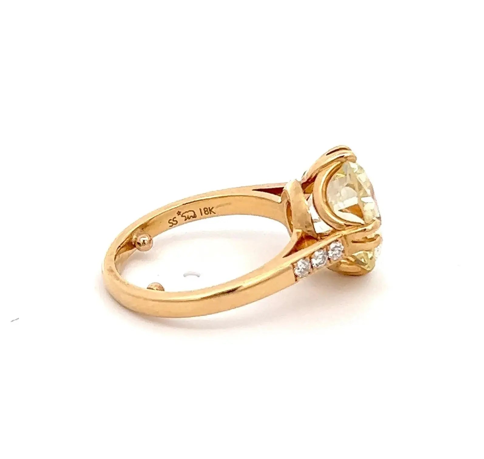 Bauer Diamond Ring - Squash Blossom Vail