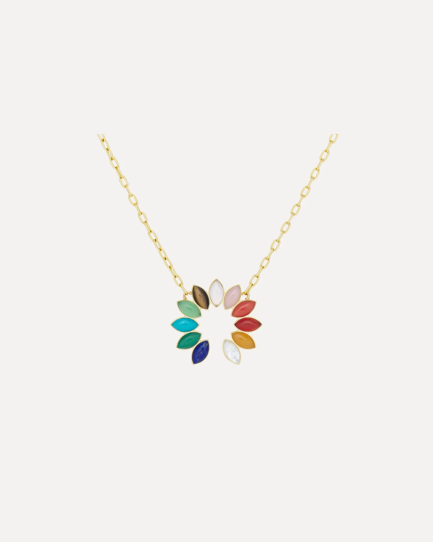 18k Yellow Gold Blossom Necklace by Samantha Louise