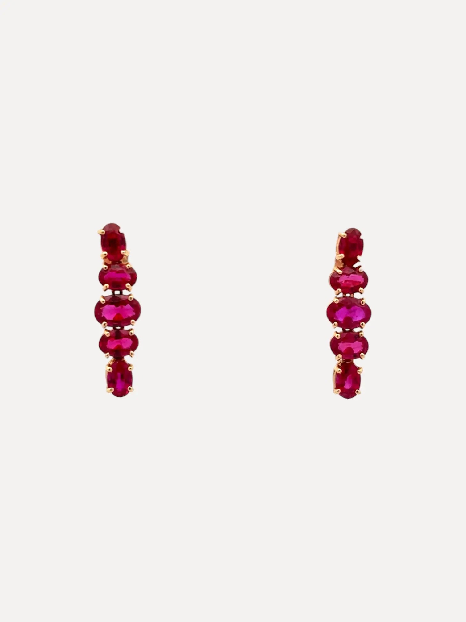 Burmese Ruby Earrings Burmese Ruby Earrings Bayco Bayco  Squash Blossom Vail