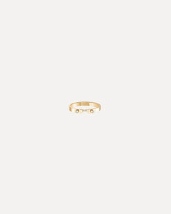 Business Meeting PM Ring - Yellow Gold Business Meeting PM Ring - Yellow Gold Nouvel Heritage Nouvel Heritage  Squash Blossom Vail