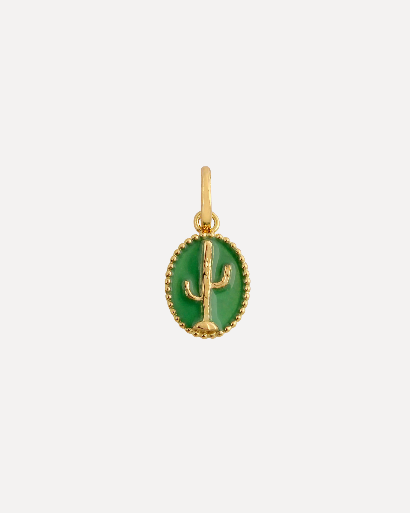 Cactus Resin Charm